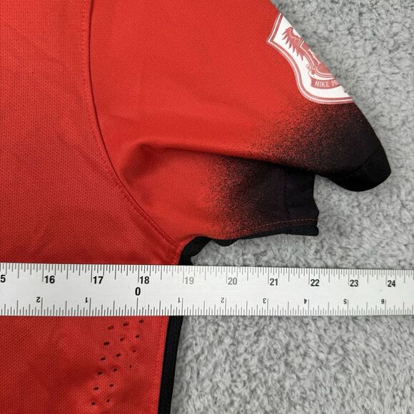 Nike Dri Fit Dallas Texans #15 Soccer Jersey Mens Size M TShirt Short Sleeve Red - Picture 8 of 12